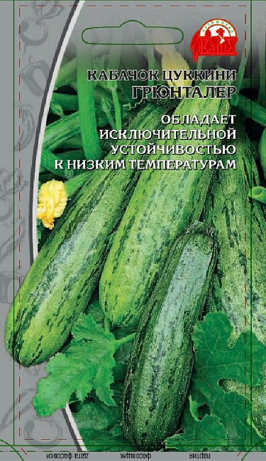 Кабачок Грюнталер (Селекция "ВХ") 1 гр. цв.п